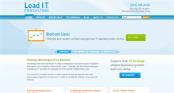 Desktop Screenshot of leaditconsulting.net